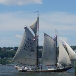 On July 4th, The Tall Ships Parade Sailed Up The Hudson as Part of America 250